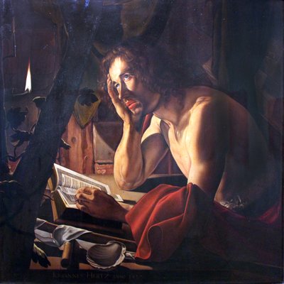Self-portrait as John the Baptist by Johann Herz